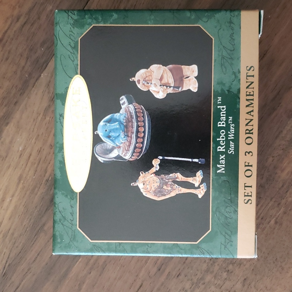 Hallmark 1999 Star Wars MAX REBO BAND Holiday Christmas Ornaments